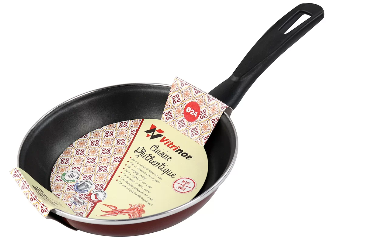 Сковорода Vitrinor Authentique Burgundy 24 фото №2