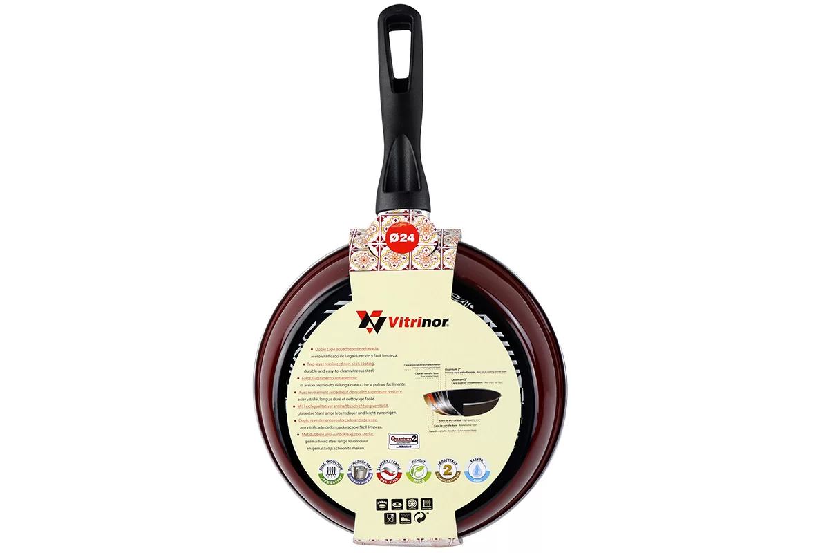 Сковорода Vitrinor Authentique Burgundy 24 фото №4