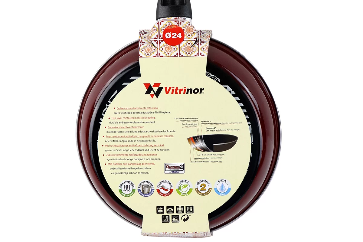 Сковорода Vitrinor Authentique Burgundy 24 фото №6