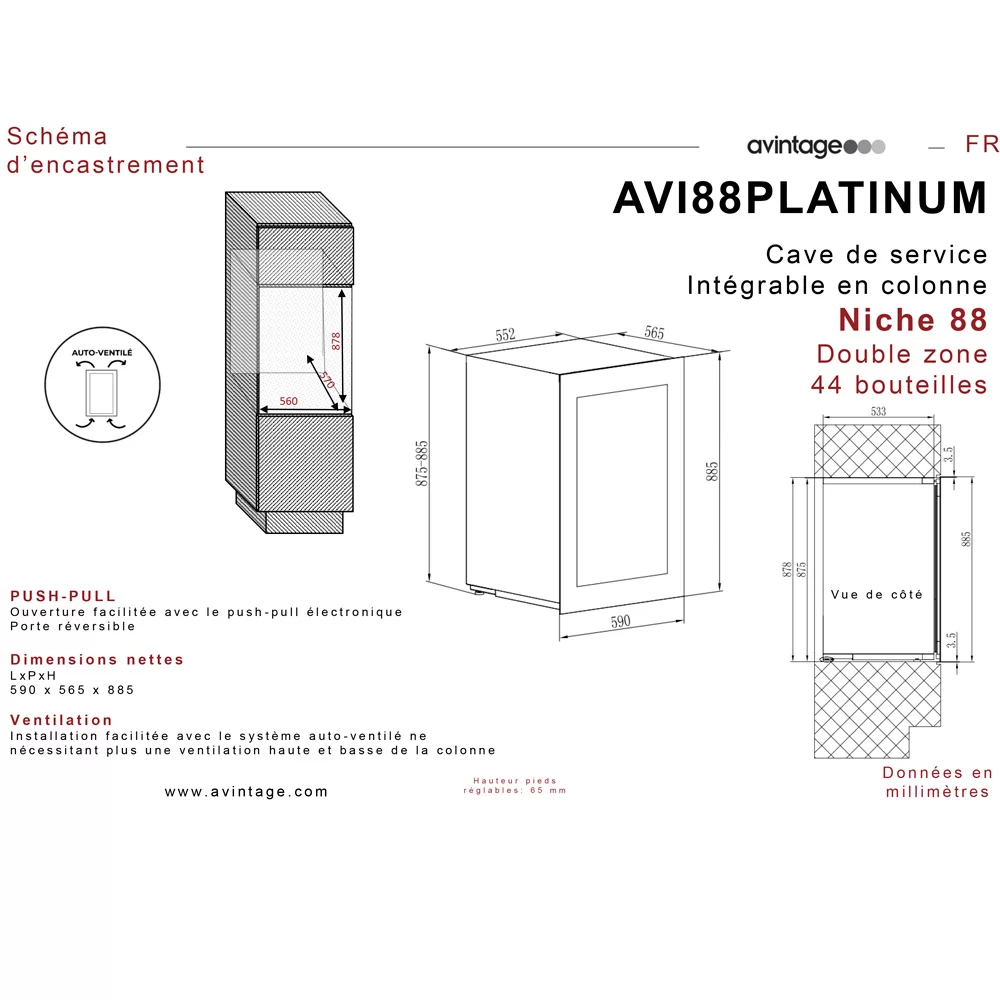 Винный холодильник Avintage AVI88PLATINUM фото №7