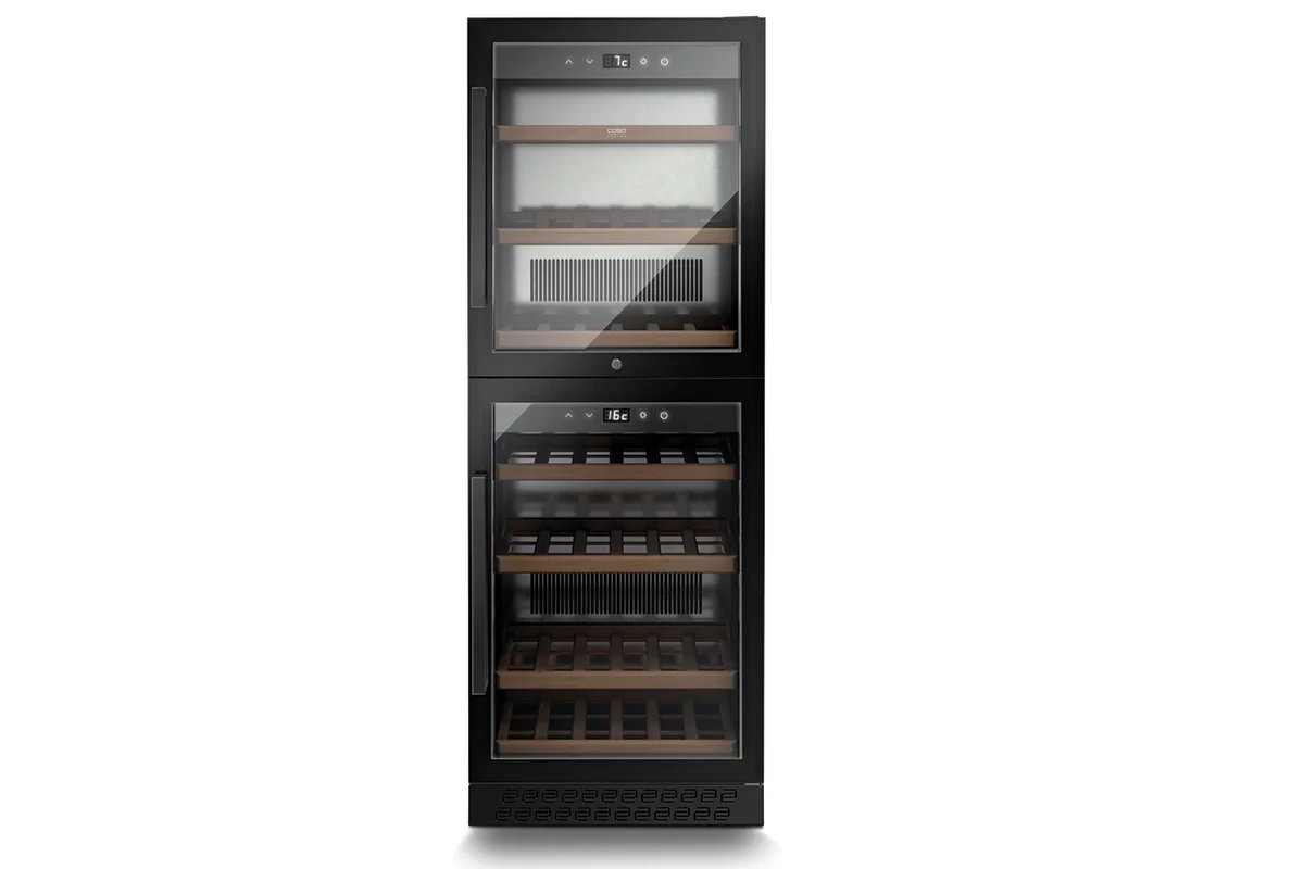 Винный холодильник CASO WineChef Pro 126-2D Black фото №2