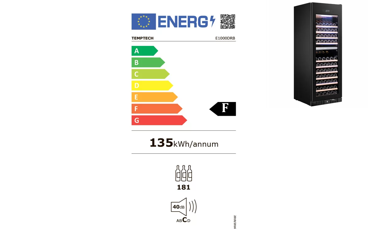 Винный шкаф Temptech E1000DRB фото №7