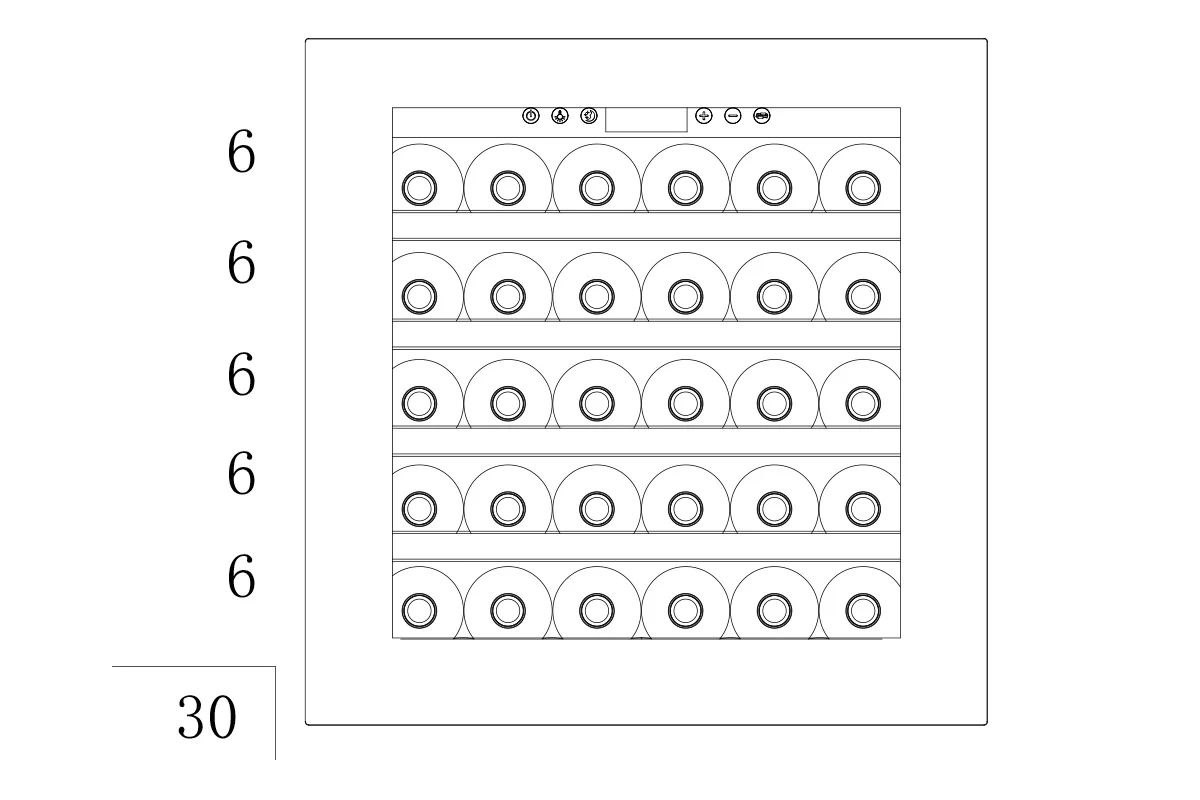 Винный шкаф Temptech OBI 60 SS фото №3