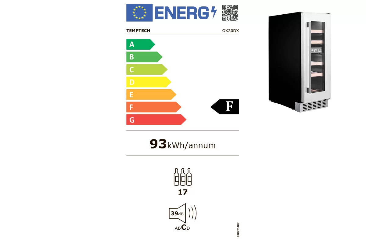 Винный шкаф Temptech OX30DX фото №7