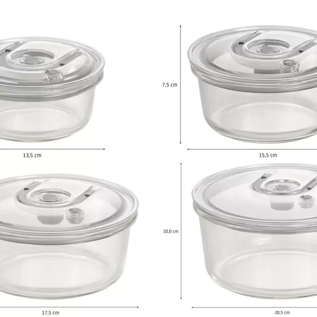 Купить Контейнеры вакуумные  CASO, VacuBoxx R -set