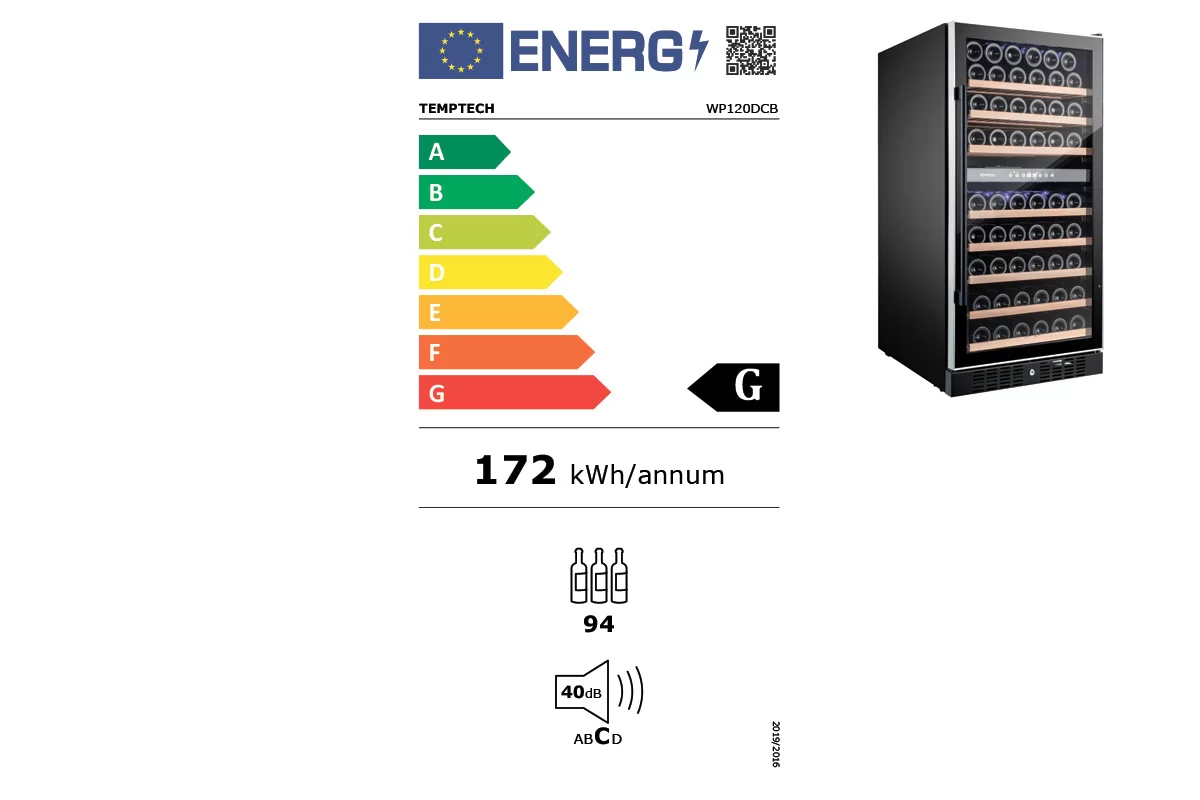 Винный шкаф Temptech WP120DCB фото №10