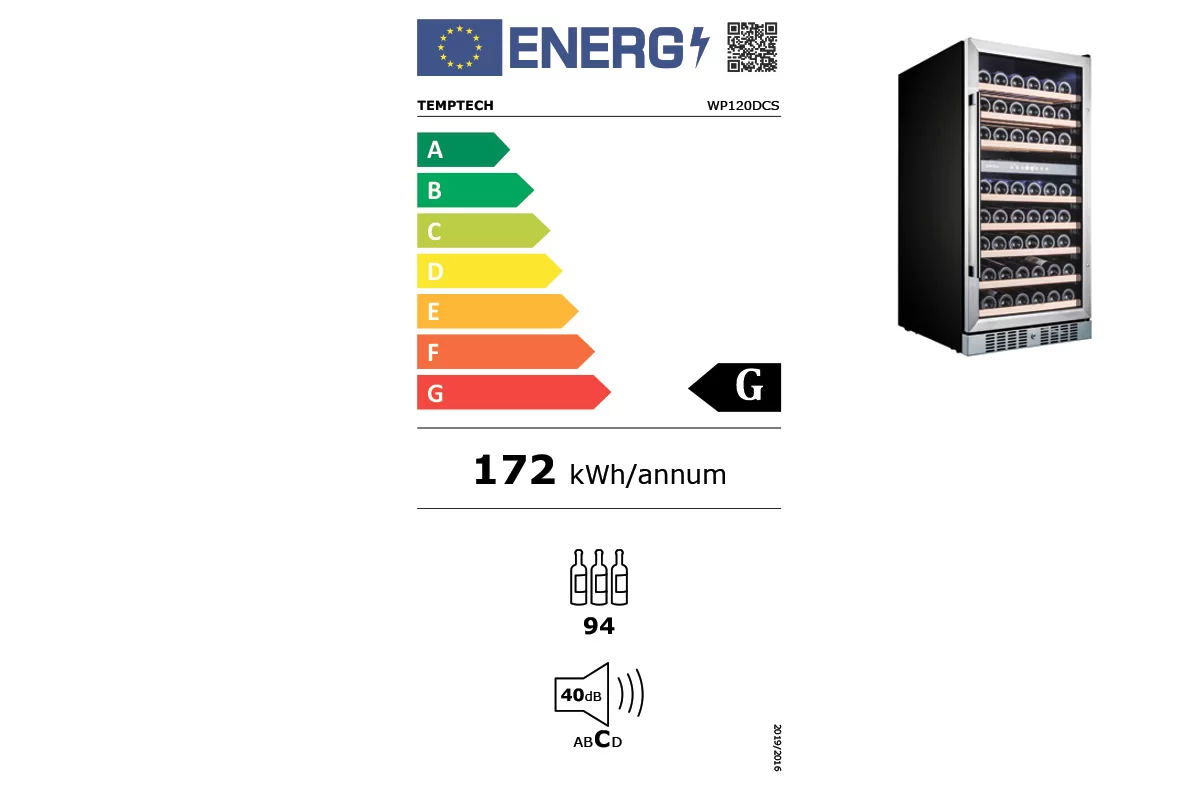 Винный шкаф Temptech WP120DCS фото №8