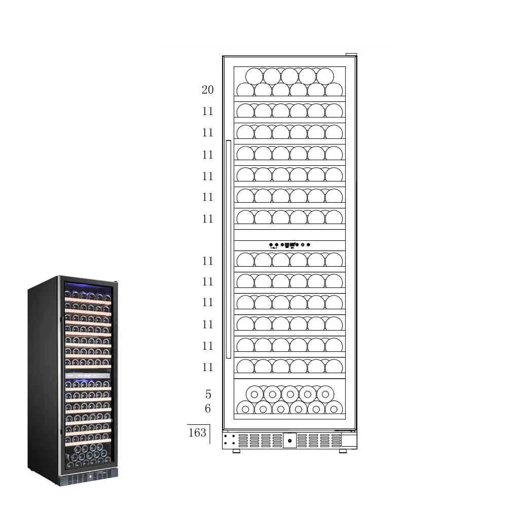 Винный шкаф Temptech WP180DCB фото №6