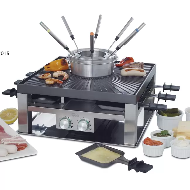 Купить Раклетница/фондю Solis Combi-Grill 3 in 1