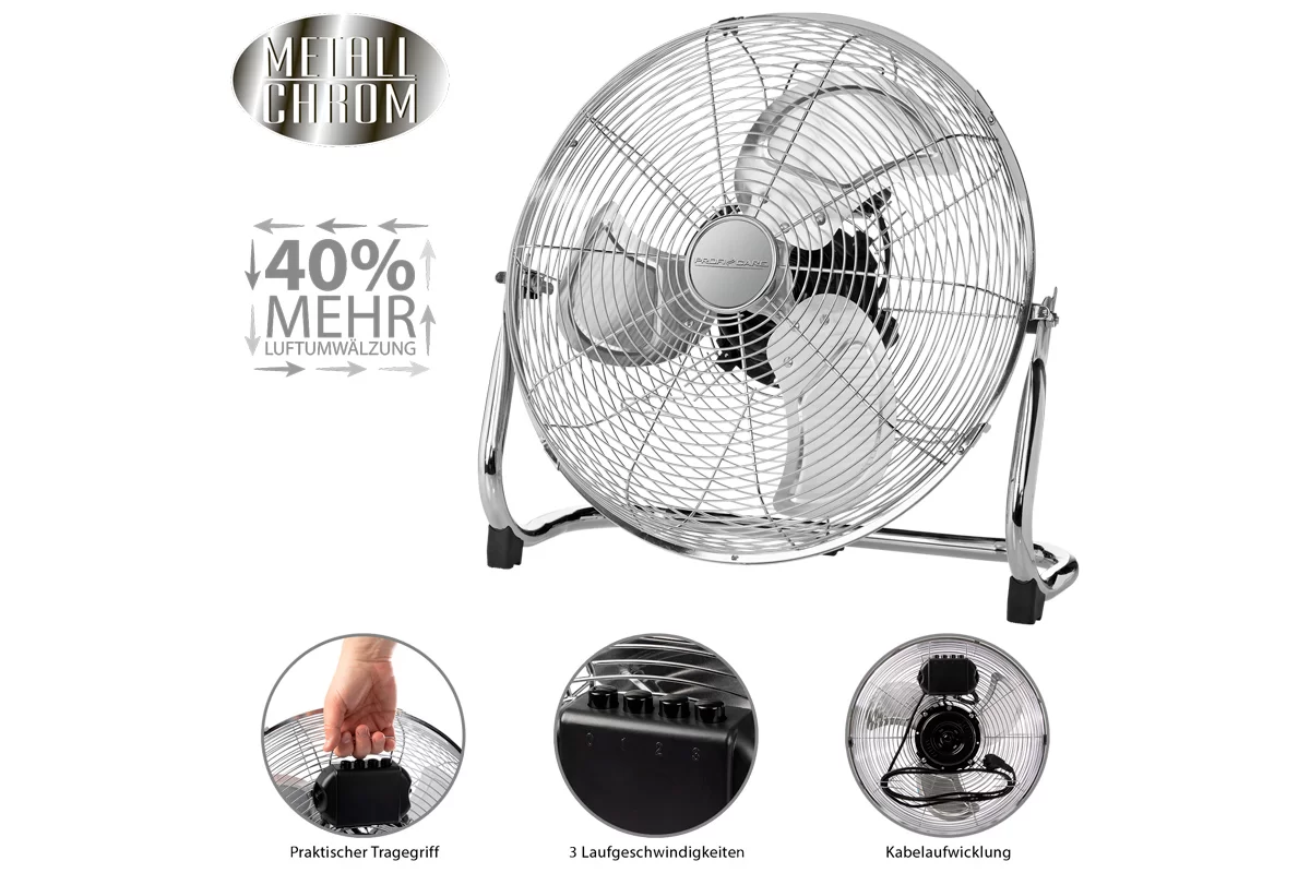 Вентилятор ProfiCare PC-VL 3067 WM inox 50 cm фото №2