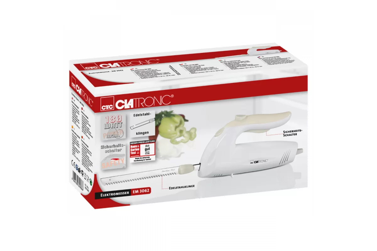 Электронож Clatronic EM 3062 weis фото №2